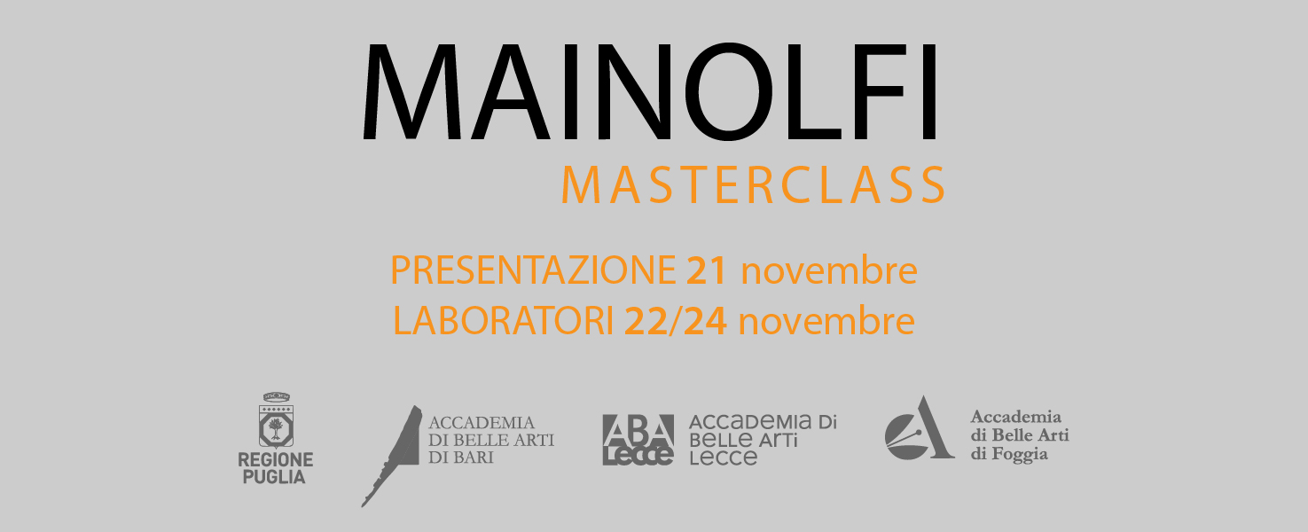 Mainolfi Masterclass banner